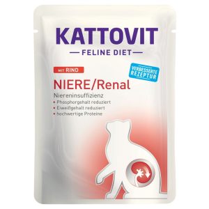 Kattovit Renal MANZO 24 buste x 85 g Alimento umido per gatti