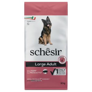 Schesir Large Adult con Prosciutto Crocchette per cane kg 12