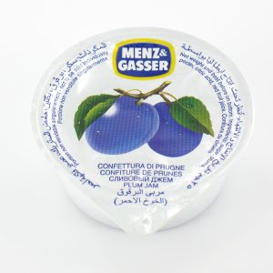 Menz e Gasser confettura monoporzione gusto prugna – scatola da 100 pezzi