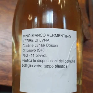 Vino bianco vermentino, cantina LVNAE colli di luni Bosoni 750ml