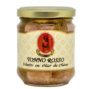 Filetti di tonno rosso del Mediterraneo in olio d’oliva 200 g | Mattina