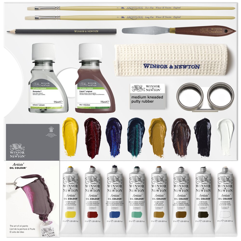 Cassetta in legno Winsor & Newton colori ad olio Extrafine Artists e accessori - immagine 7