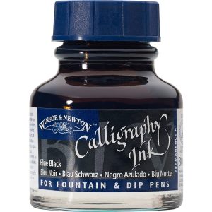 Inchiostro calligrafico Winsor & Newton Calligraphy Ink 034 Blue Black