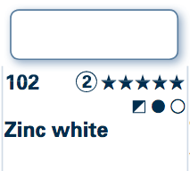 Schmincke tubo Mussini 150 ml bianco di zinco